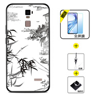 好機友oppoR7Plus手機殼oppo R7Plus保護套oppor7splus防摔r7splus全包軟情侶網(wǎng)紅男硅膠女打工人定制 【R7Plus/R7sPlus】墨竹+全屏鋼化膜+