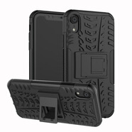 品怡適用索尼Xperia 10 炫彩紋二合一防摔TPU+PC手機(jī)殼蘋(píng)果12硅膠套 黑色 ZTE Blade V8