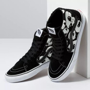 范斯（Vans）經(jīng)典Flame火焰系列 夜光外星人 男女同款休閑板鞋滑板鞋 夜光外星人高幫 標(biāo)準(zhǔn)40.5/US8