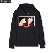 火影忍者長(cháng)袖衛衣2020秋冬季加絨新款男女衣服曉組織宇智波鼬佩恩動(dòng)漫周邊秋冬季帽衫 鼬 黑色(需要加絨請備注) L）