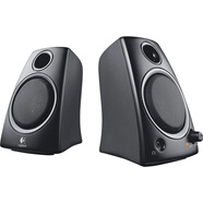 羅技（Logitech）聲器 桌面音箱音響 全立體聲 強勁低音 電腦電視手機平板電腦音箱 音箱一對