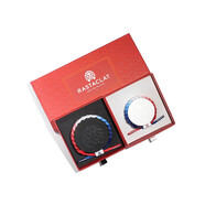 RASTACLAT 情侶系列情人節(jié)套裝男女生情侶款小獅子手鏈繩禮物 紅白藍漸變情侶款