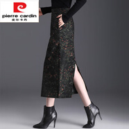 皮爾卡丹（pierre cardin）碎花半身裙長(zhǎng)款女士秋冬毛呢裙子2024新款高腰顯瘦一步長(zhǎng)裙包臀裙 花色 520 均碼 27 /2尺/建議90-102斤 520