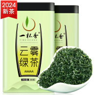 一杯香茶叶绿茶明前高山云雾500g2024新茶散装礼盒自己喝日照足送礼品袋