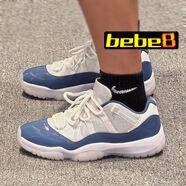 耐克（NIKE）bebe8【嚴(yán)選好物】AJ11 Air Jordan 11 Low男女子低幫休閑籃球鞋 海軍藍FV5104-104 44.5