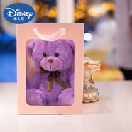迪士尼（DISNEY）玩偶泰迪熊貓毛絨玩具公仔布娃娃抱抱熊女孩特大號超大熊大號可愛(ài) 結熊薰衣草色 全長(cháng)2米