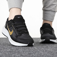 耐克（NIKE）跑步鞋女鞋2025夏季新款ZOOMSTRUCTURE運(yùn)動(dòng)鞋輕便舒適百搭休閑鞋 DA8570-003 37.5