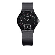 卡西歐（CASIO）手表學(xué)生小黑表簡(jiǎn)約指針石英電子表 手表男女考試手表時(shí)尚運動(dòng)表 MQ-24-1B 33mm小表盤(pán)