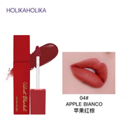 Holika韓國holika愛心惑麗客08鏡面水光玻璃 啞光唇釉#04蘋果紅 現(xiàn)貨
