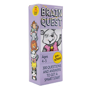英文原版卡片Brain Quest系列 Preschool Kindergarten/Reading /Math Grade 大腦任務(wù)字卡書 學(xué)前小學(xué)生全科練習(xí)閱讀物 Brain Quest 低幼組4