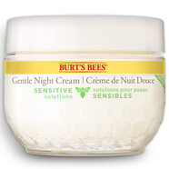 BURT'S BEES 伯特小蜜蜂 夜間保濕舒緩面霜 蘆薈大米蜜蜂配方 敏感肌適用 51g