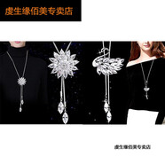 虔生緣秋冬韓版簡(jiǎn)約百搭毛衣鏈女長(zhǎng)款吊墜時(shí)尚氣質(zhì)衣服配飾掛件裝飾項(xiàng)鏈 2件（614+615）