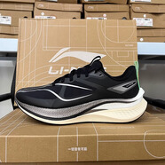 李寧男款赤兔7pro跑鞋春季新款輕便透氣防滑舒適減震跑步鞋ARPU007 黑色 ARPU007-2 全掌?科技 39.5