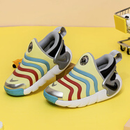 耐克（NIKE）男童女童兒童鞋 運(yùn)動(dòng)鞋寶寶鞋軟底毛毛蟲童鞋休閑鞋兒童鞋走路鞋 DZ4128-700 27