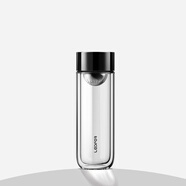 雷德夫（LEIDFOR）G5 雙層玻璃杯男女水杯便攜泡茶杯子 幻影黑純凈版320ml