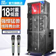 先科SD-25專業(yè)線陣舞臺(tái)婚慶樂(lè)隊(duì)音響套裝大型戶外演出學(xué)校大功率會(huì)議音箱酒吧學(xué)校婚慶廣場(chǎng)舞SD-23音響 18時(shí)五分頻+20喇叭線列式-SD-25