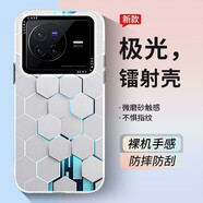 斯美 適用vivox200手機殼x100ultra新款漸變鐳射保護(hù)套x90s防摔vivox200s全包x80個性男女創(chuàng)意硬殼潮牌 X80【蜂窩板】極光鐳射+手機膜 極光鐳射殼
