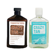 Crazytan美國Crazytan夏威夷助曬油室外美黑助曬油紅深古銅速黑面部可用 經(jīng)典助曬油+加強修復