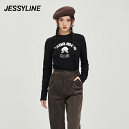 JESSYLINE秋季專柜款 杰茜萊T恤上衣 334103191 黑色 XS/155
