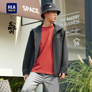 海瀾之家（HLA）短袖t恤男裝夏季【曾舜晞同款】龍騰九州聯(lián)名情侶上衣服男士T恤衫 HNTBJ2W190A磚紅花紋K1 L 175建議69-75kg