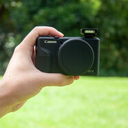 JUNESTAR適用Canon佳能EOS R50硅膠套相機(jī)包g7x3保護(hù)套軟套R(shí)5II防塵便攜防摔防刮花可愛通便攜防磨撞 G7X3黑色硅膠套帶鏡頭保護(hù)蓋款+送鋼化膜