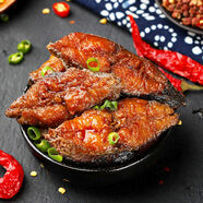 老杜上海特產(chǎn)熏魚(yú)即食酥魚(yú)蘇式爆魚(yú)美食鹵味熟食下酒菜零食薰魚(yú)塊魚(yú)排 新香辣味熏魚(yú)200g*5包