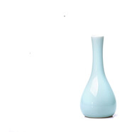 兆族餐桌上的裝飾花瓶小清新迷你陶瓷花瓶擺件客廳插花 創(chuàng)意簡約花水培小花瓶瓷陶瓷擺件W 小玉凈瓶 弟窯粉青