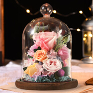 JoyFlower永生花禮盒玫瑰花圣誕節生日禮物結婚紀念高端實(shí)用送女生朋友老婆