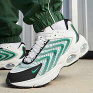 耐克（NIKE）男鞋春季新款運動(dòng)鞋AIR MAX TW氣墊鞋子緩震休閑鞋耐磨透氣跑步鞋 DQ3984-106/AIR MAX氣墊/黑白綠 43