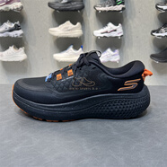 斯凱奇（Skechers）男鞋新款高回彈透氣輕便緩震運動(dòng)鞋跑步 246087-BKOR黑色/橘色 39.5 250mm