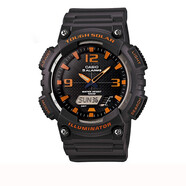 卡西歐（CASIO）男表  學生運動手表 多功能雙顯電子表 防水夜光石英表 太陽能LED夜光AQ-S810W-8A