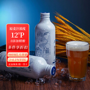 百調(diào)12度 瀘州老窖百調(diào)精釀啤酒 大容量 高度啤酒 980mL 4瓶 禮盒裝 （整箱禮盒裝）