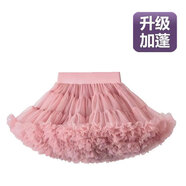 憶愛女童tutu裙周歲禮服女寶寶夏季連衣裙蓬蓬裙一歲女孩衣服公主裙 半裙豆沙 90 (S) 80-90cm(1-2歲)