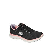 斯凱奇（SKECHERS）女款運(yùn)動(dòng)跑步鞋網(wǎng)眼透氣系帶美國(guó)直郵 BLACK 10