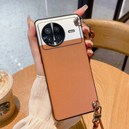 羽唐 適用于vivo X Note手機(jī)殼簡(jiǎn)約商務(wù)大漠銀月vivoxnote保護(hù)套超薄防摔新款5G高檔 大漠銀月+斜跨掛繩 vivoxnote