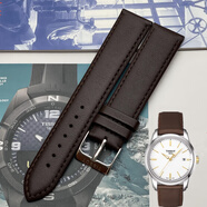 聚優(yōu)藍適用于天梭1853經(jīng)典系列T033原廠(chǎng)皮帶 T033410a T033410b原裝表帶 平紋棕色+銀色針扣 19mm