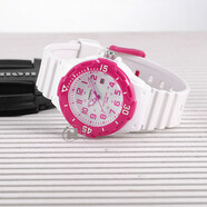 卡西歐（CASIO）學(xué)生手表 男女兒童手表運動(dòng)表 日期顯示夜光防水指針石英表 LRW-200H-4B