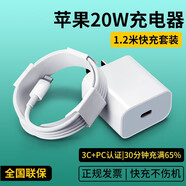 CHIJIE蘋(píng)果充電器20W快充線(xiàn)PD套裝iPhone14ProMax 13 12 11 X 8P SE2充電頭xr數據線(xiàn)電源適配器插頭 【1.2米套裝】20W充電頭+PD線(xiàn)