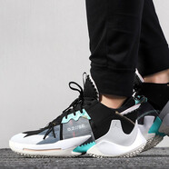耐克（NIKE）新款男鞋Air Jordan Why Not Zero.2威少AJ雷霆配色實(shí)戰(zhàn)籃球鞋 AV4126-001 湖水藍(lán) 40