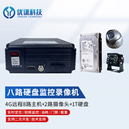 博實(shí)結(jié)4G車載硬盤錄像機(jī)8路4路實(shí)時(shí)定位貨車渣土車客車北斗視頻監(jiān)控終端 4G8路主機(jī)+2路攝像頭+1T硬盤