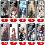WENYAFF iPhone16玻璃手機(jī)殼蘋果6s/7/8plus卡通動(dòng)漫16/15/14/13/12/11promax硅膠軟蘋果SE2/3全包保護(hù)套 命運(yùn)石之門-牧瀨紅莉棲-動(dòng)漫二次元 硅膠磨砂軟殼