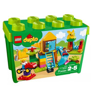 樂高（LEGO）得寶系列兒童益智拼裝積木玩具 大顆粒積木男孩女孩生日禮物 10864 我的游樂場創(chuàng)意積木盒