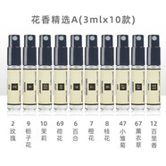柏世曼（poacherman）玫瑰香水ROSE玫瑰花味玫瑰味香水持久留香女士花香調香氛女神節禮 花香精選A（3ml*10款）