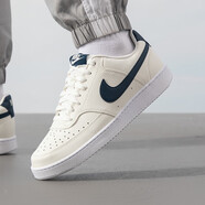 耐克（NIKE）官方艦店男鞋夏季運(yùn)動(dòng)鞋COURT防滑耐磨低幫板鞋時(shí)尚舒適休閑鞋 HQ4867-101/簡(jiǎn)版空軍一號(hào)/白深藍(lán) 44.5