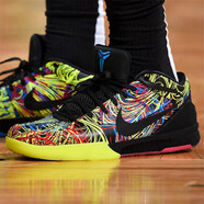 耐克（NIKE）男鞋 ZOOM KOBE 4 科比4代戰(zhàn)靴減震實戰(zhàn)籃球鞋AV6339-002 CV3469-001涂鴉 40