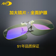 AHT防藍(lán)光防輻射近視夾片眼鏡可翻轉(zhuǎn)男女電競(jìng)夾片