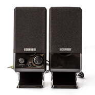 漫步者（EDIFIER） R10U迷你臺式影響USB筆記本電腦音箱小音響低音炮 黑色