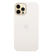 蘋果原裝手機(jī)殼iPhone13promax液態(tài)硅膠殼簡(jiǎn)約防摔 【白色】 /支持magsafe/帶動(dòng)畫 iPhone12ProMax