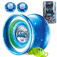 奧迪雙鉆悠悠球溜溜球火力少年王冰焰S炫光死睡眠花式悠悠男新年禮物 高端炫光金屬球-冰焰S