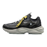 李寧（LI-NING）跑步鞋中國李寧V8 1.5男子防滑透氣穩定減震跑鞋 標準黑/云雨灰-2 41.5
